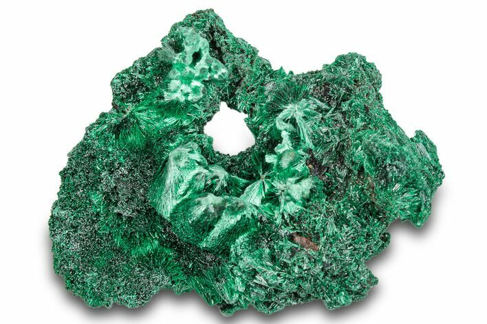 Silky Fibrous Malachite Cluster - DR Congo #294667